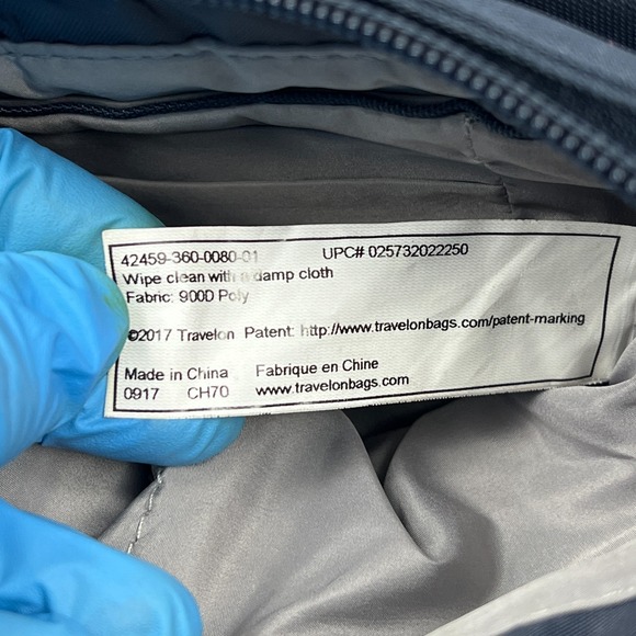 Travelon Anti-Theft Classic Mini Shoulder Bag Midnight Crossbody Purse RFID Zip - Picture 9 of 16